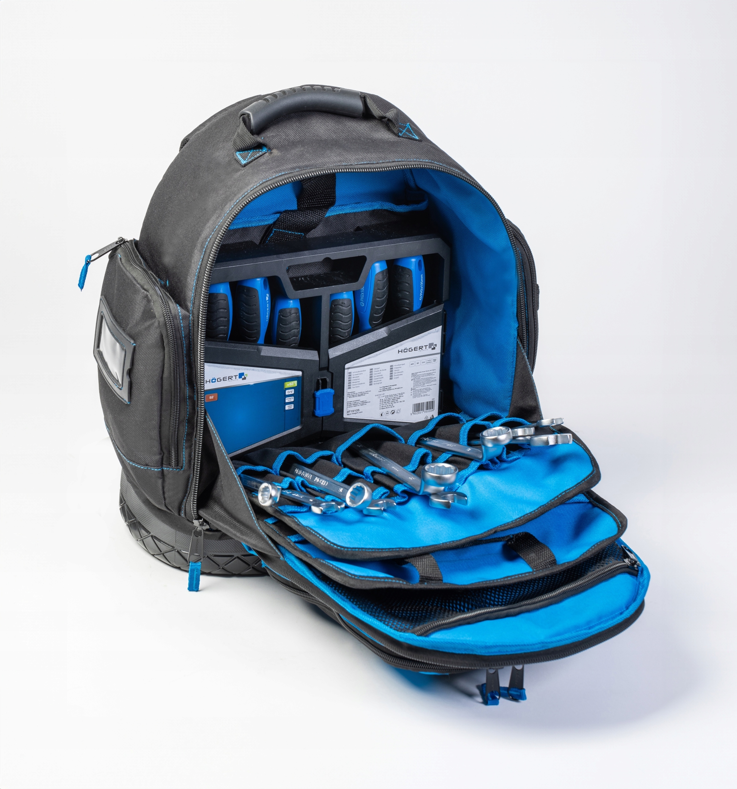 HOGERT PLECAK HEAVY DUTY Z WYJMOWANYM ORGANIZEREM DUŻO KIESZENI HT7G226