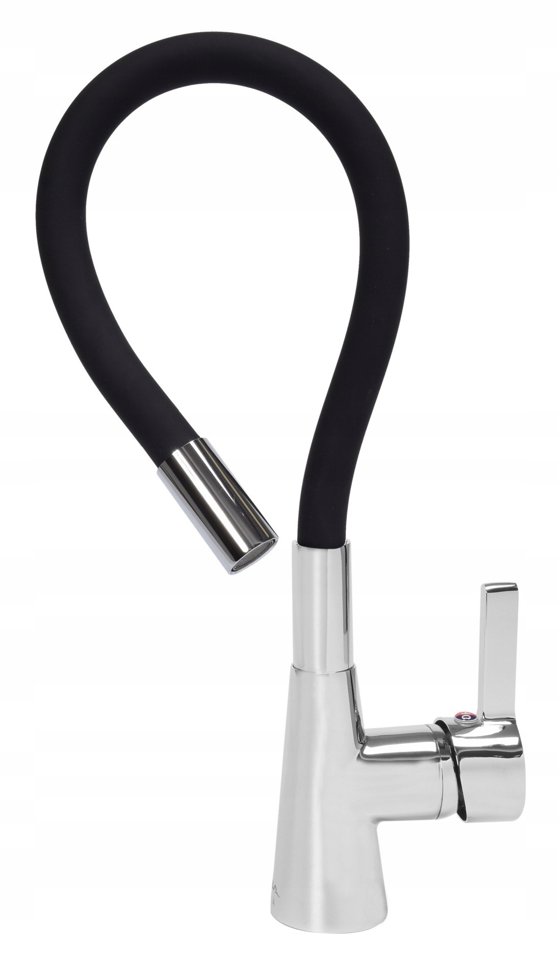 FALA BATERIA ZLEWOZMYWAKOWA Z ELASTYCZNĄ CZARNĄ WYLEWKĄ FLEXIBLE BLACK75705