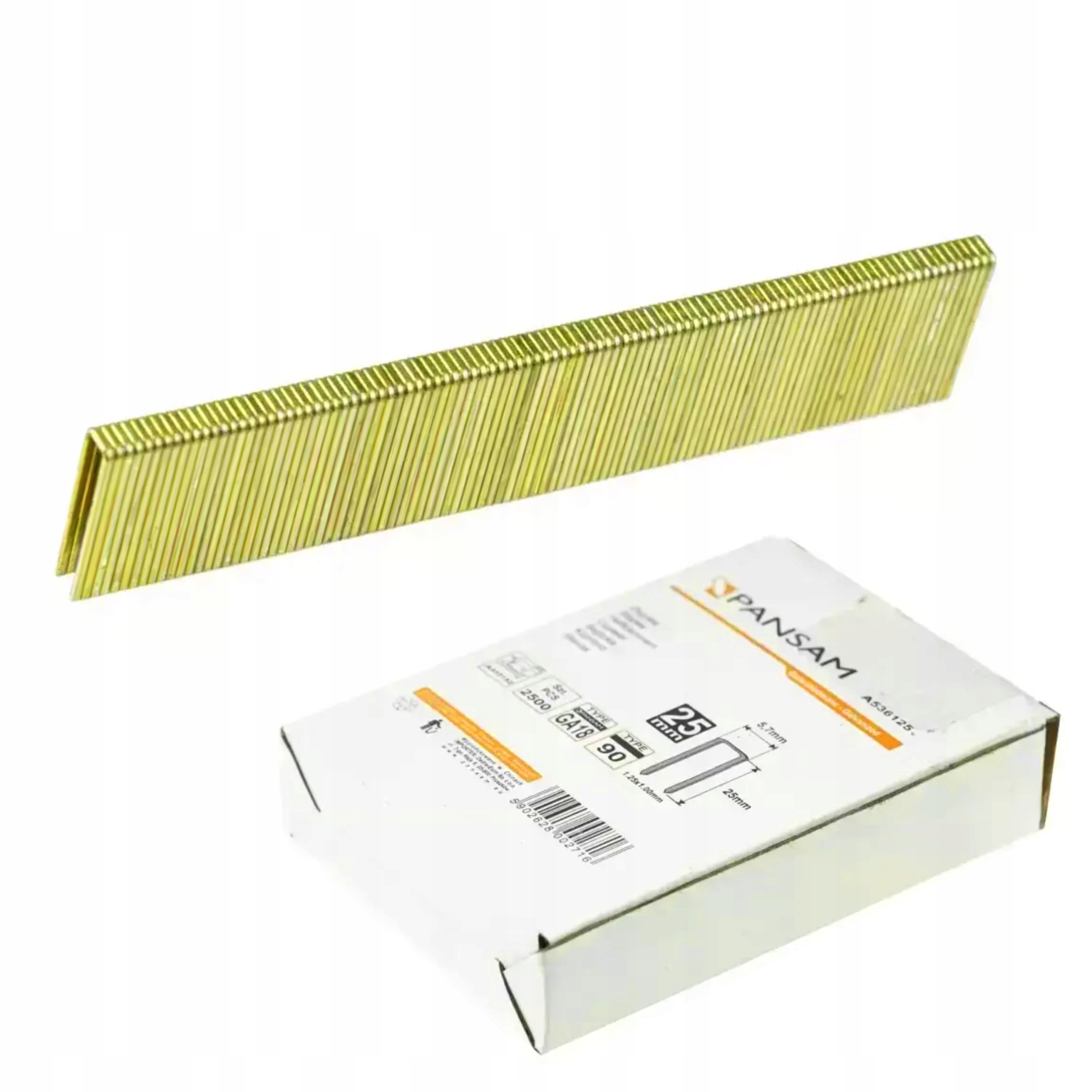 ZSZYWKI TYP 90, 25MM 2500 SZTUK DEDA536125 DEDRA