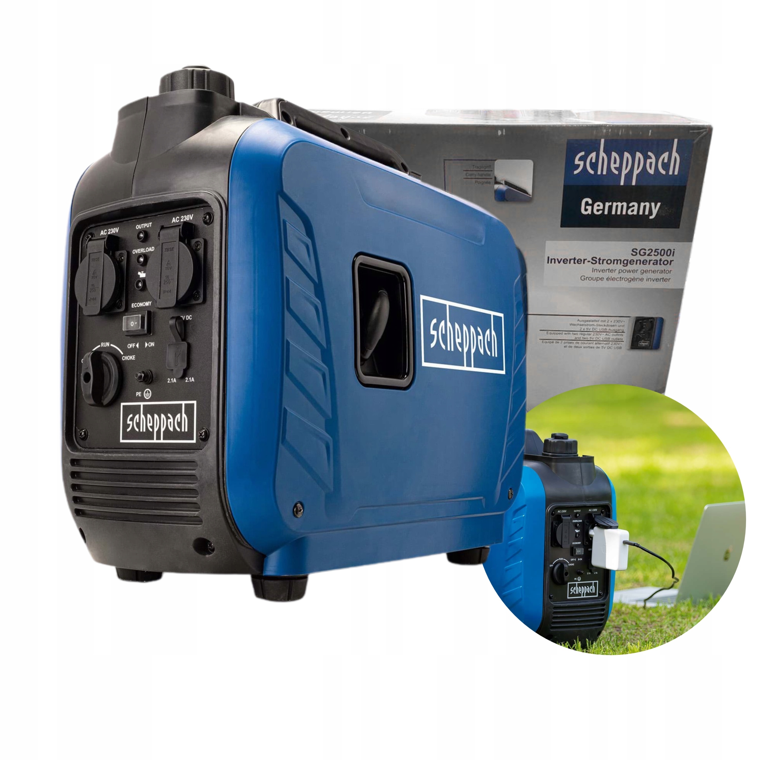 SCHEPPACH AGREGAT INWERTOROWY SG2000I 2000W 4,1L