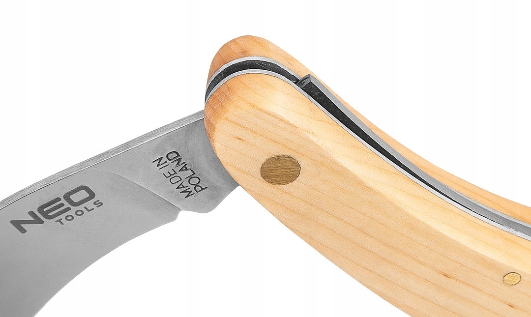 NEO 63-016 NÓŻ MONTERSKI SIERPAK DREWNIANE OKŁADKI