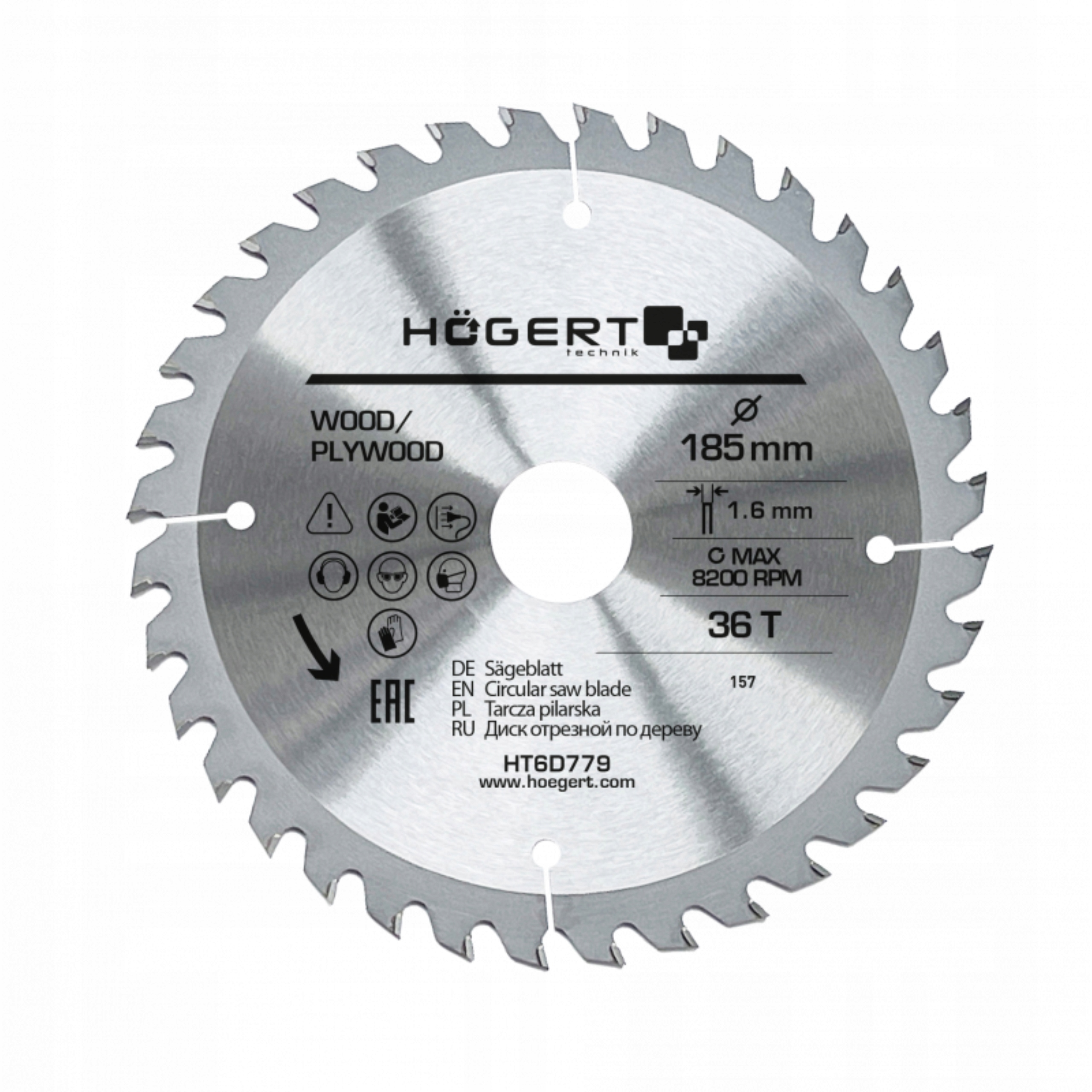 HOEGERT TARCZA PILARSKA 185x36Tx30 HT6D779