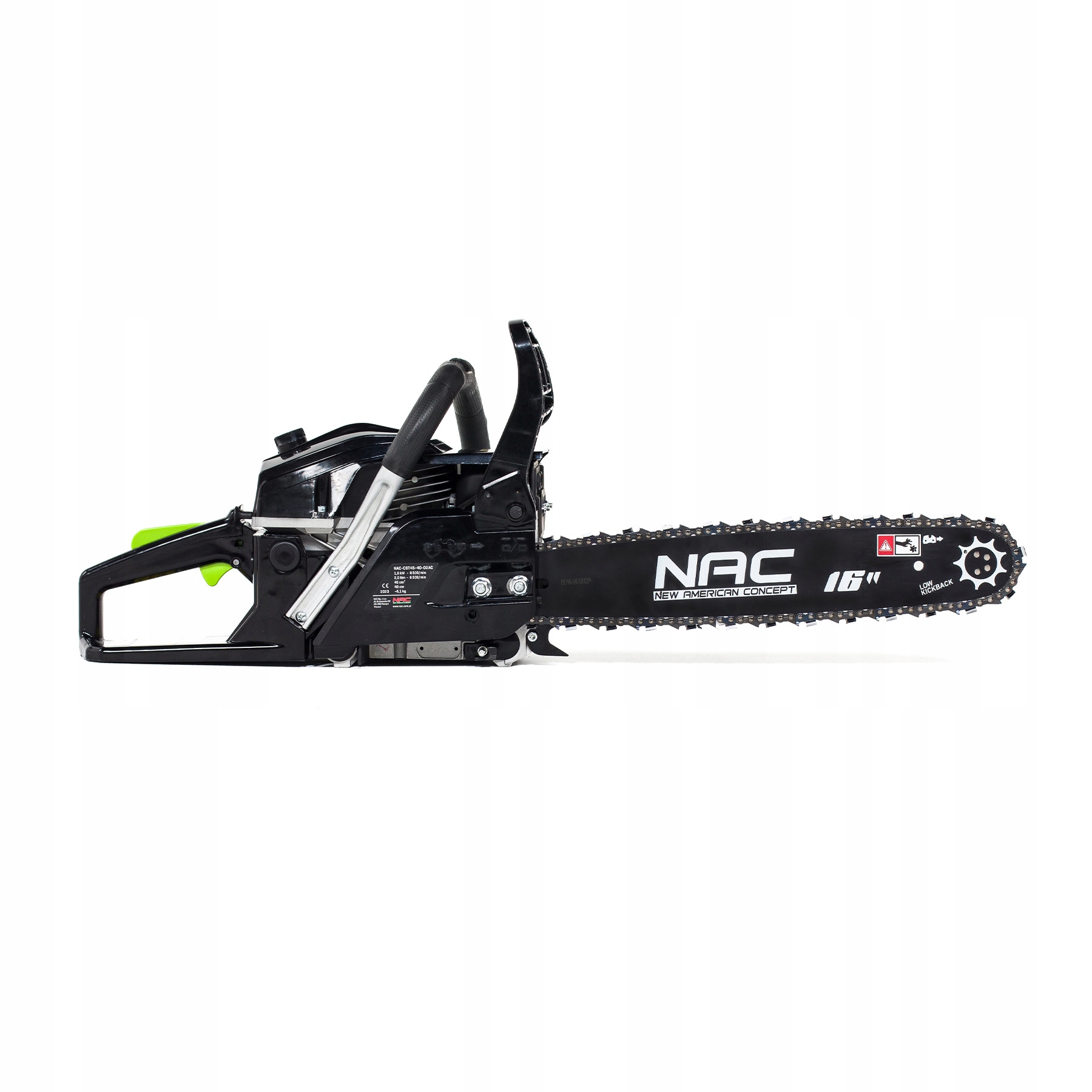 NAC PIŁA ŁAŃCUCHOWA SPALINOWA 40 cm 16" 1,6 kW SILNIK 45 cm3 CST45-40-02AC