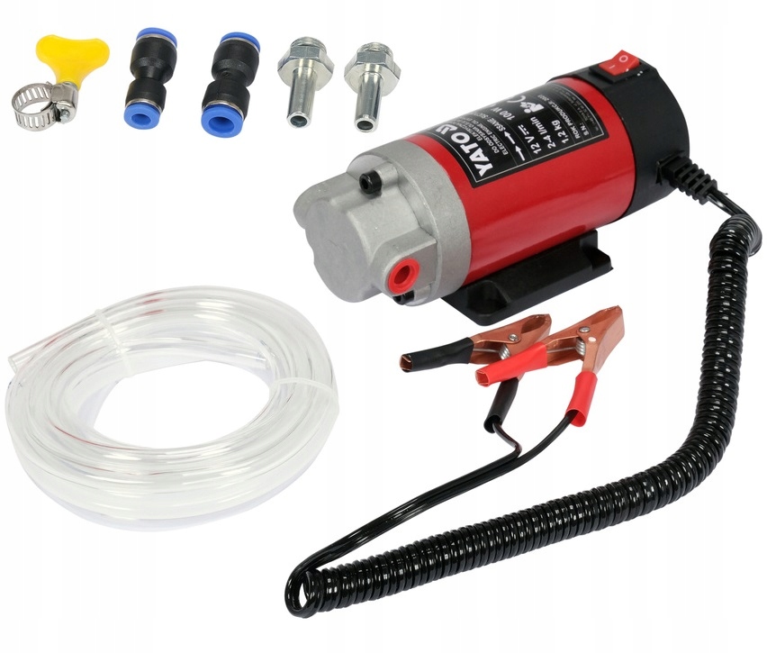 YATO POMPKA POMPA DO SPUSZCZANIA ROPY OLEJU SILNIKOWEGO ELEKTRYCZNA 12V
