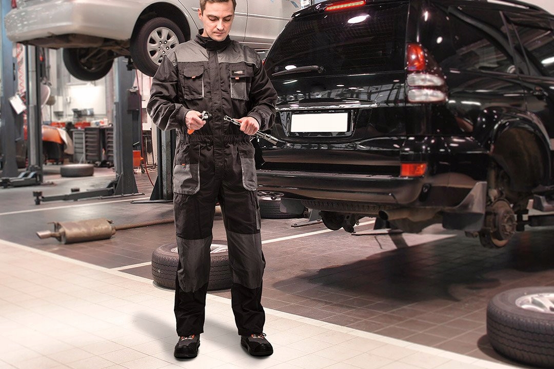 NEO KOMBINEZON ROBOCZY HD WZMOCNIONY spodnie OXFORD ODBLASKOWY 81-250XXL/58