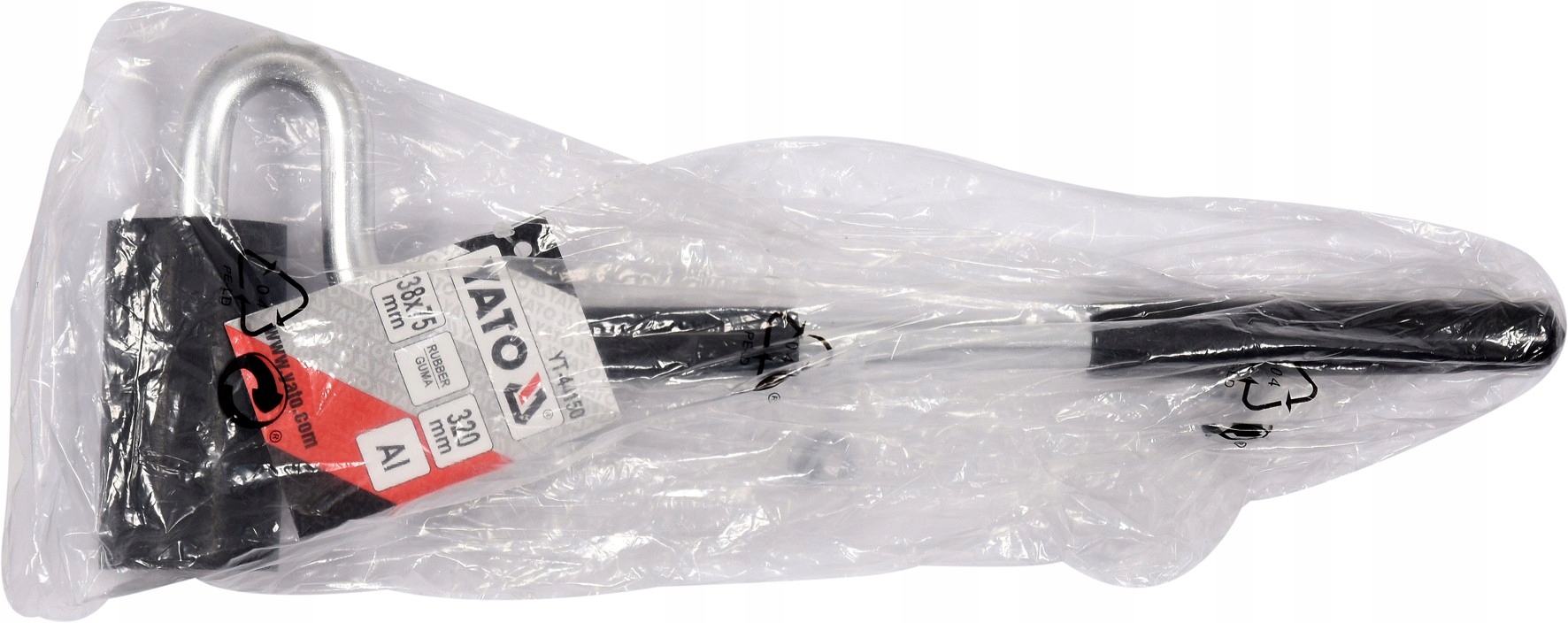 YATO WAŁEK DO TAPET LAMINATÓW ROLKA DOCISKOWA GUMA 75MM Z UCHWYTEM YT-44150
