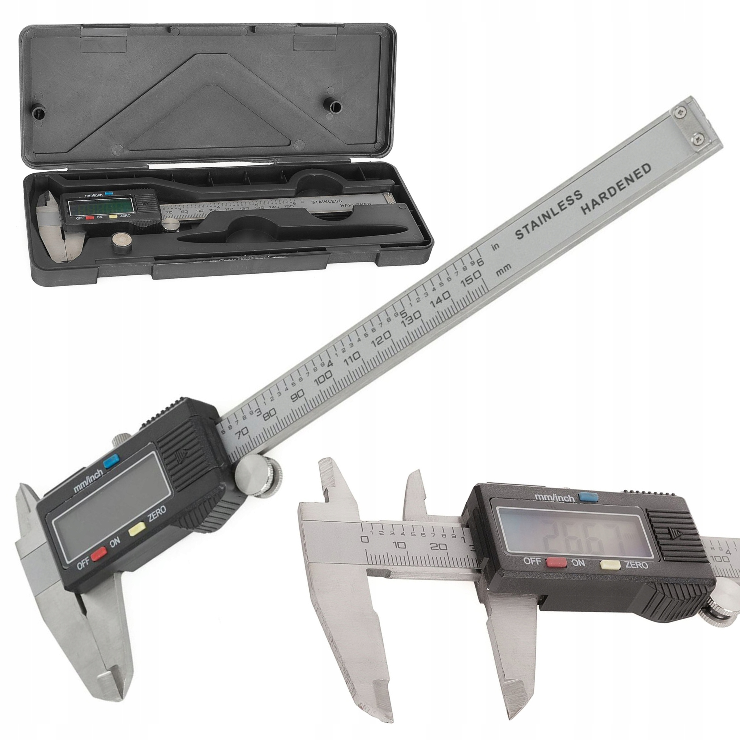 KELTiN SUWMIARKA ELEKTRONICZNA-CYFROWA 150MM HOBBY WALIZKA LCD K01489