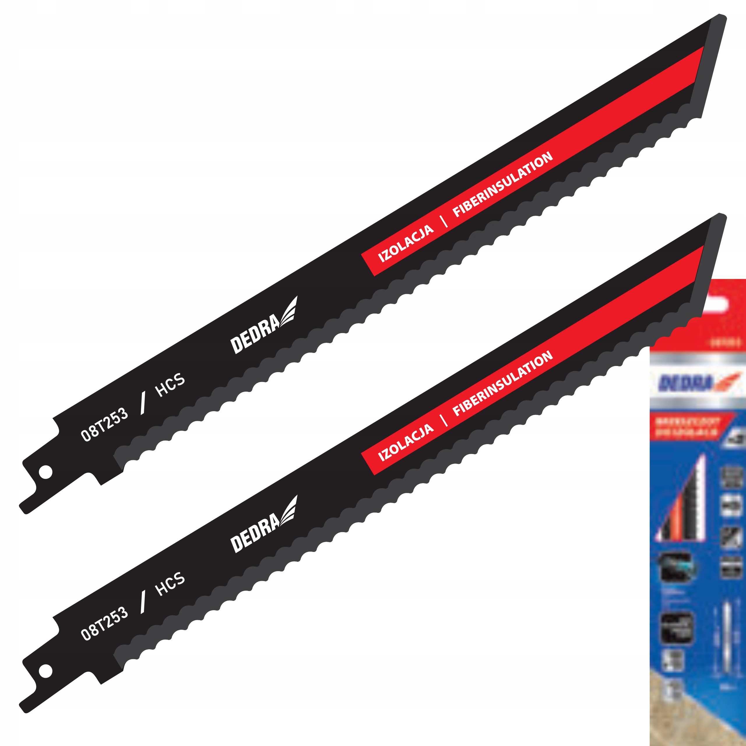 DEDRA 2 BRZESZCZOTY PIŁY SZABLASTEJ LISICY DO CIĘCIA IZOLACJI 225/200mm HCS