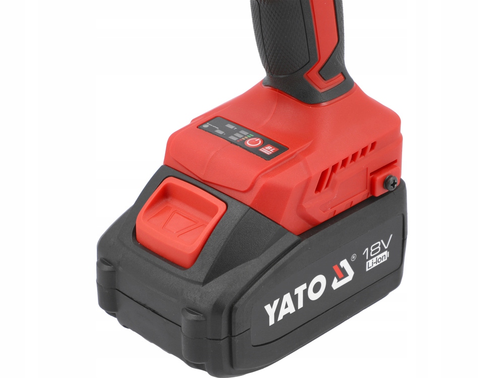 YATO KLUCZ UDAROWY AKUMULATOROWY BEZSZCZOTKOWY 18V 350NM + 2x4Ah +NASADKA