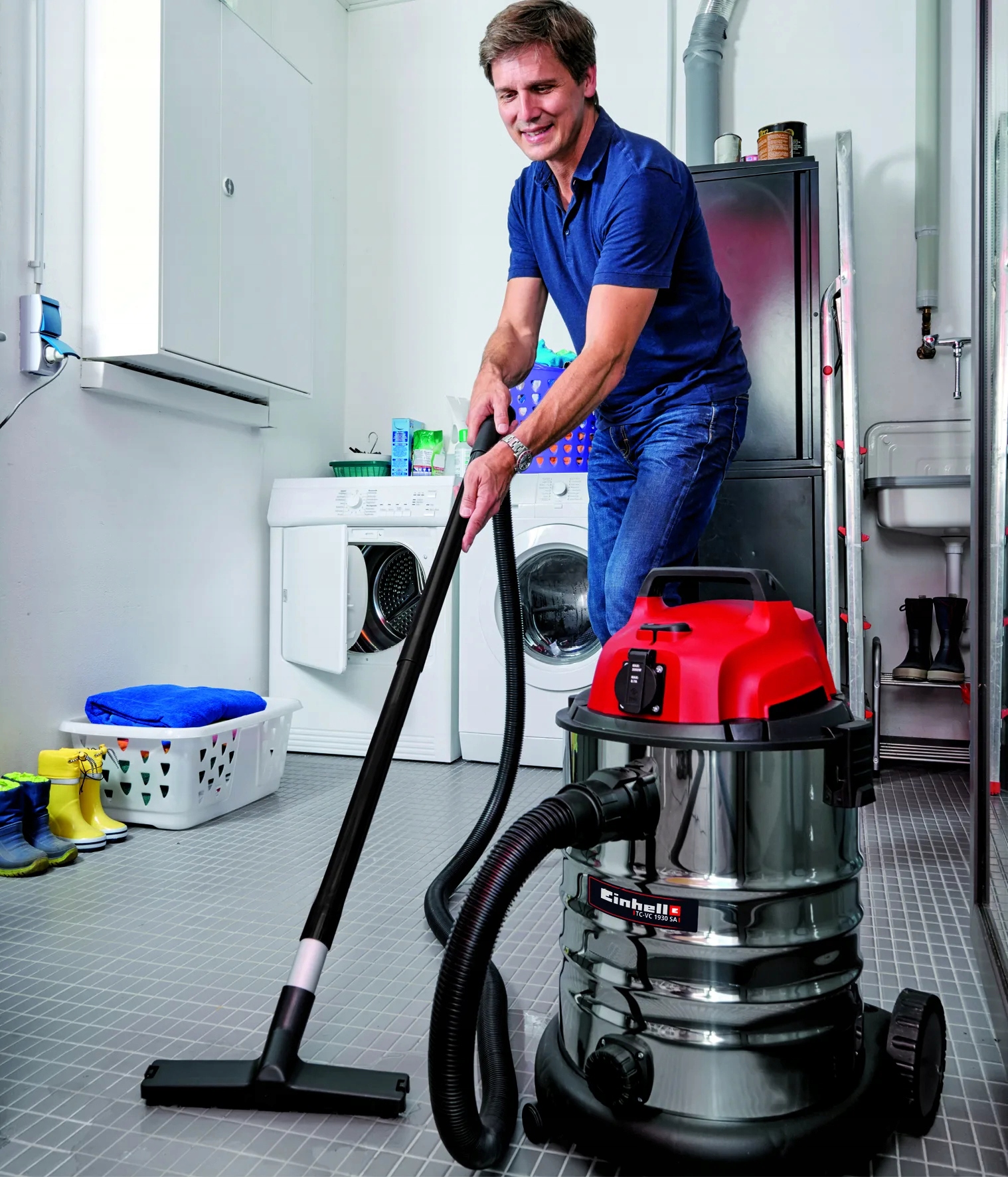 ODKURZACZ WARSZTATOWY 30L 1500W NA MOKRO SUCHO 230 V TC-VC 1930 SA EINHELL