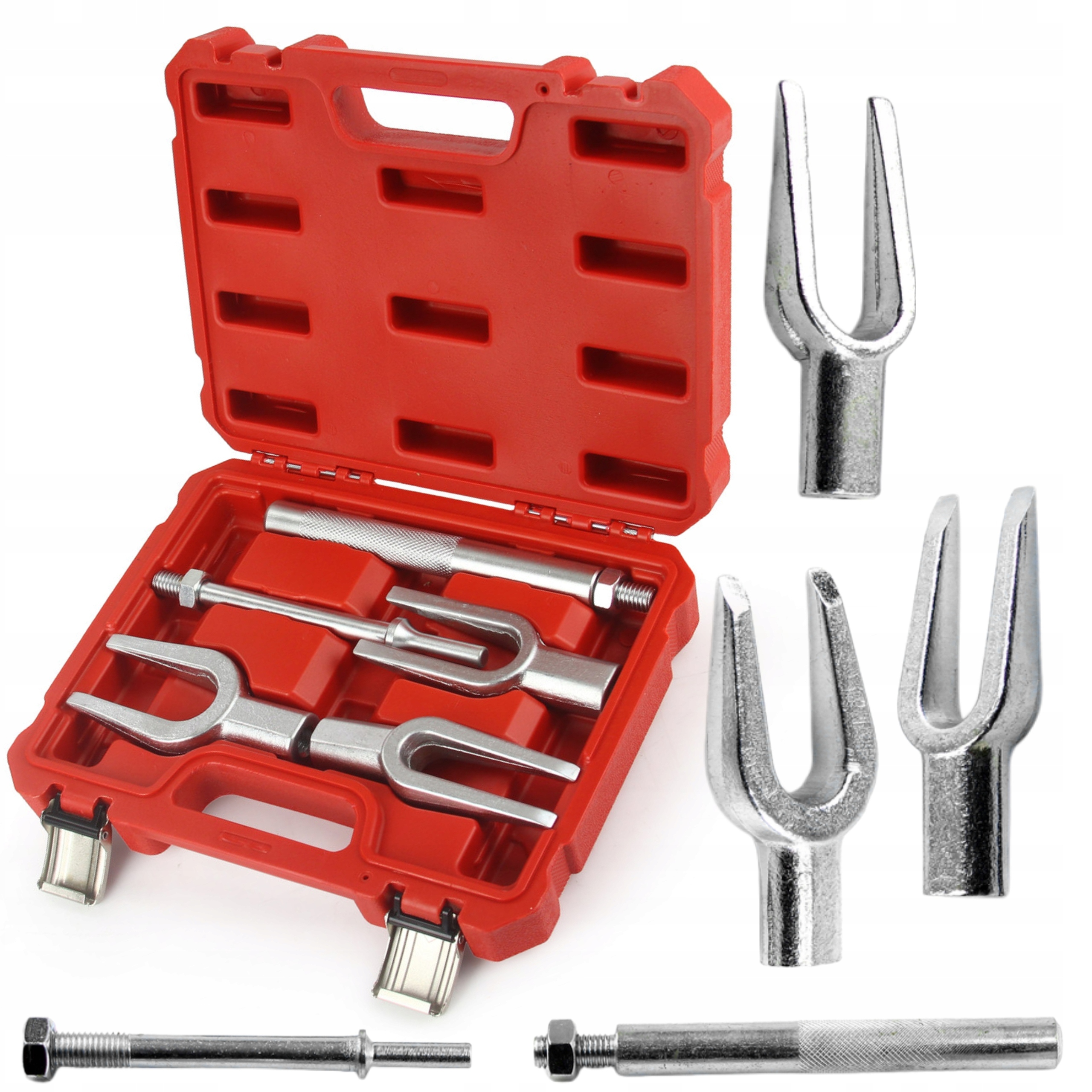 ZESTAW 5 ELEMENTÓW ŚCIĄGACZE SWORZNI DRĄŻKÓW KIEROWNICZYCH WALIZKA M80446