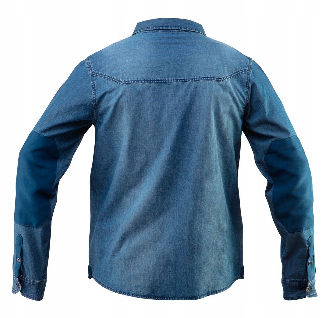 NEO KOSZULA ROBOCZA BAWEŁNA DENIM Jeansowa 81-549