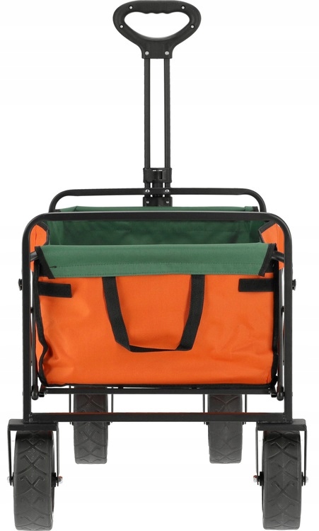 FLO WÓZEK OGRODOWY TRANSPORTOWY TURYSTYCZNY SKŁADANY SZEROKIE OPONY 100KG