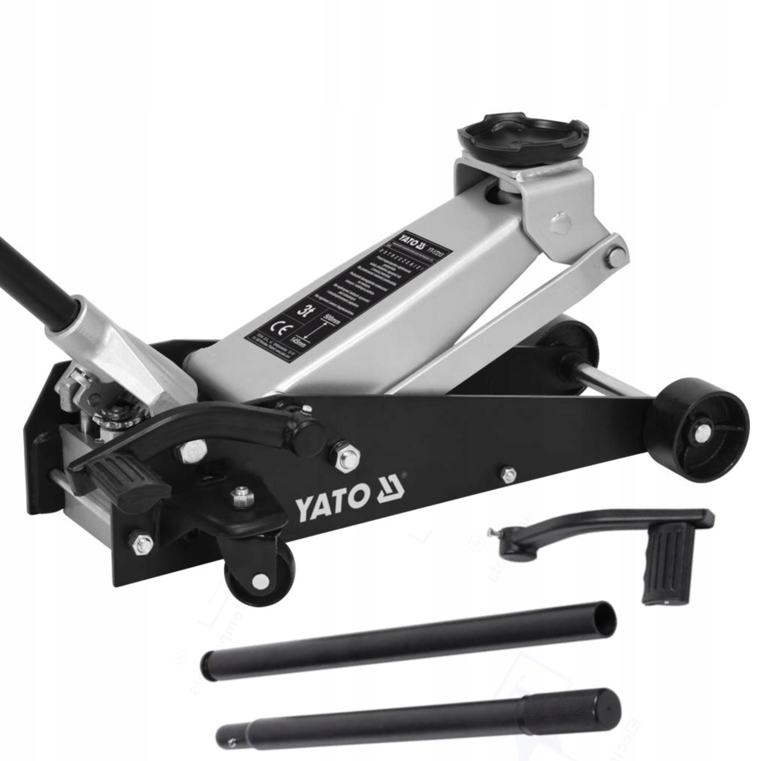 YATO PODNOŚNIK SAMOCHODOWY ŻABA 3T SZYBKI PEDAŁ