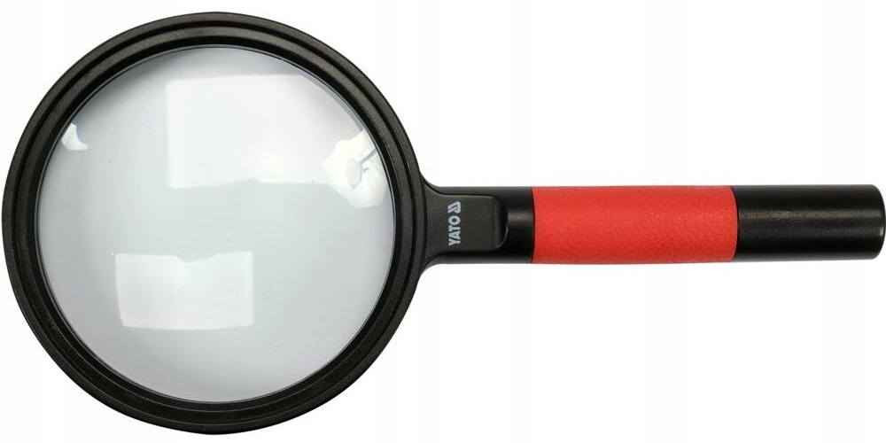 YATO LUPA RĘCZNA SZKŁO POWIĘKSZAJĄCE 75MM SOCZEWKA 4X YT-73855