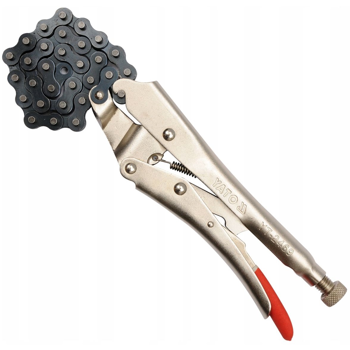 YATO SZCZYPCE SPAWALNICZE ZACISKOWE 250MM Z ŁAŃCUCHEM 500M | YT-2469