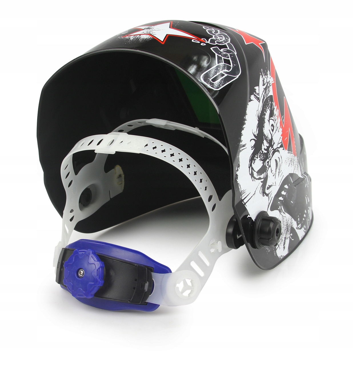 MASKA SPAWALNICZA PRZYŁBICA SAMOŚCIEMNIAJĄCA + FILTR F2 QUICK GLASS 5,3"