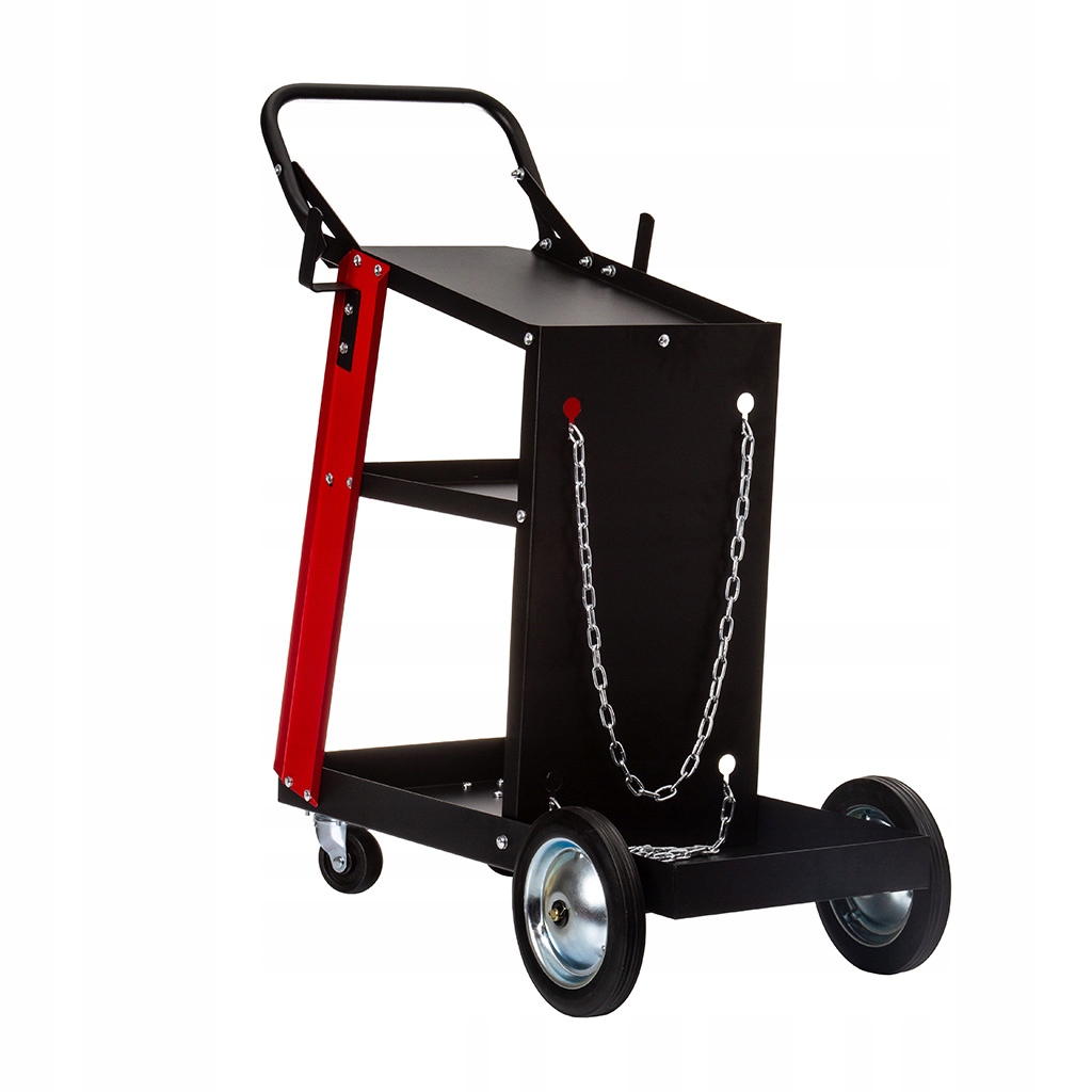 WÓZEK SPAWALNICZY 3 PÓŁKI DO 60KG Z PÓŁKĄ NA BUTLE MAR-POL M66610R