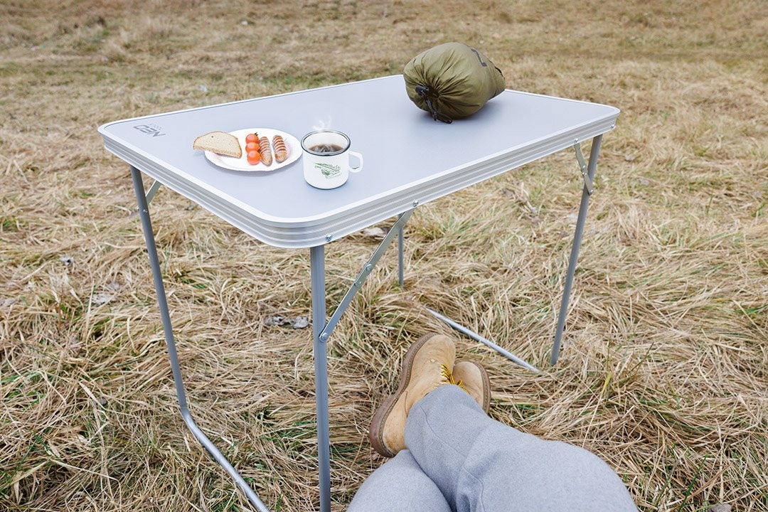 NEO STÓŁ BIWAKOWY TURYSTYCZNY 80x60x70cm SKŁADANY W WALIZKĘ 63-183