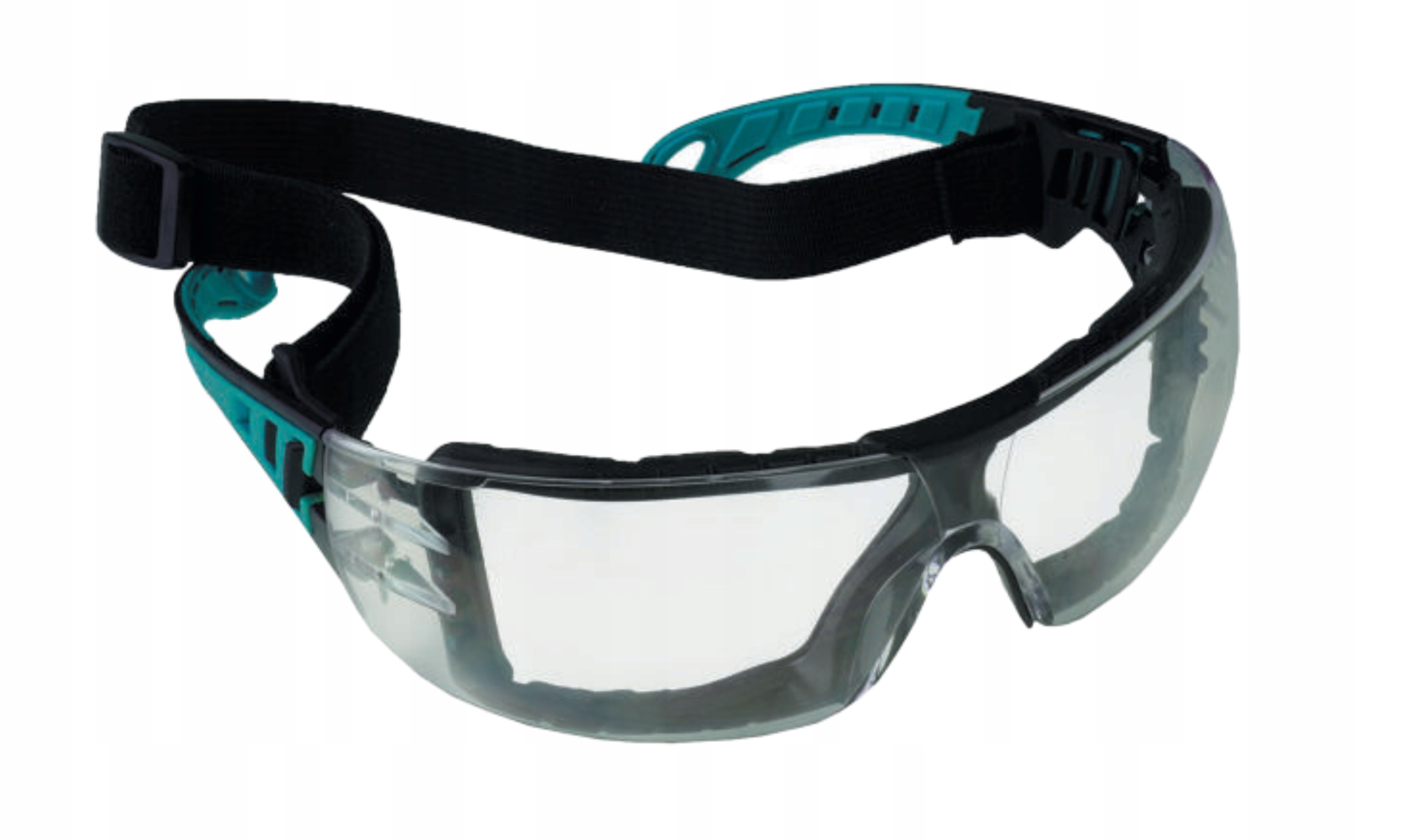 DEDRA OKULARY OCHRONNE ANTYZAMGLENIOWE ZAUSZNIKI + REGULOWANA GUMKA DED7100