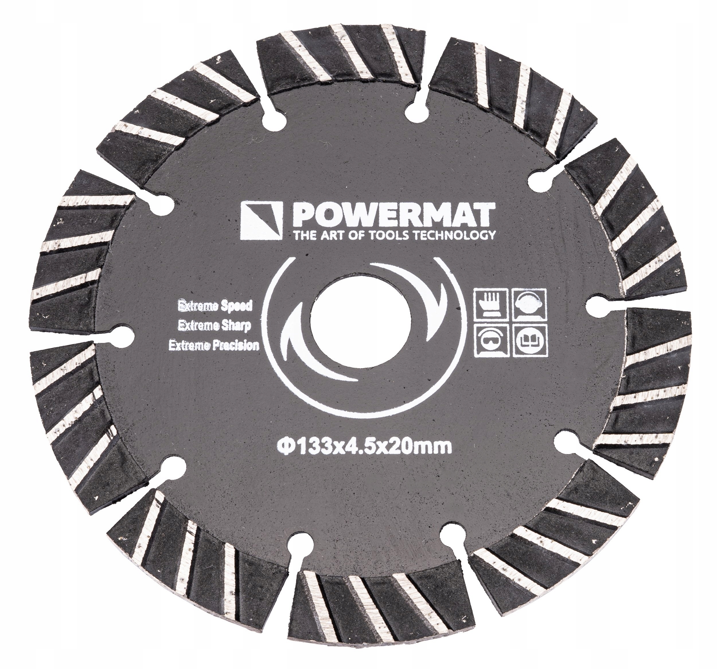 TARCZA DIAMENTOWA DO BRUZDOWNICY PIŁA 133 MM BETON PM-TDB-133x4,5x20 PM1009