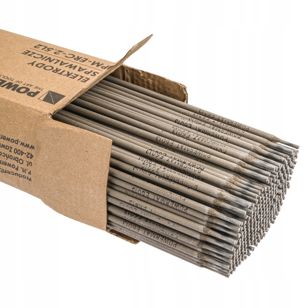 POWERMAT ELEKTRODY SPAWALNICZE RUTYLOWE 2,5mm 5KG ELEKTRODA DO SPAWANIA MMA