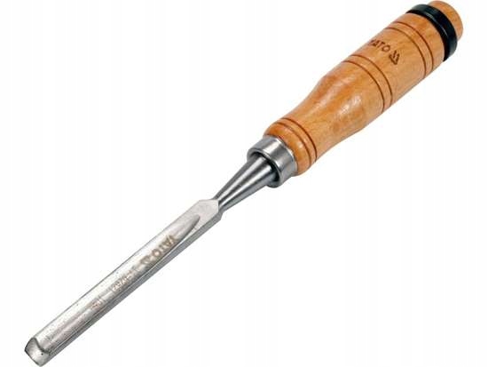 YATO DŁUTO PÓŁOKRĄGŁE DO DREWNA 10MM Z DREWNIANYM TRZONKIEM YT-62821