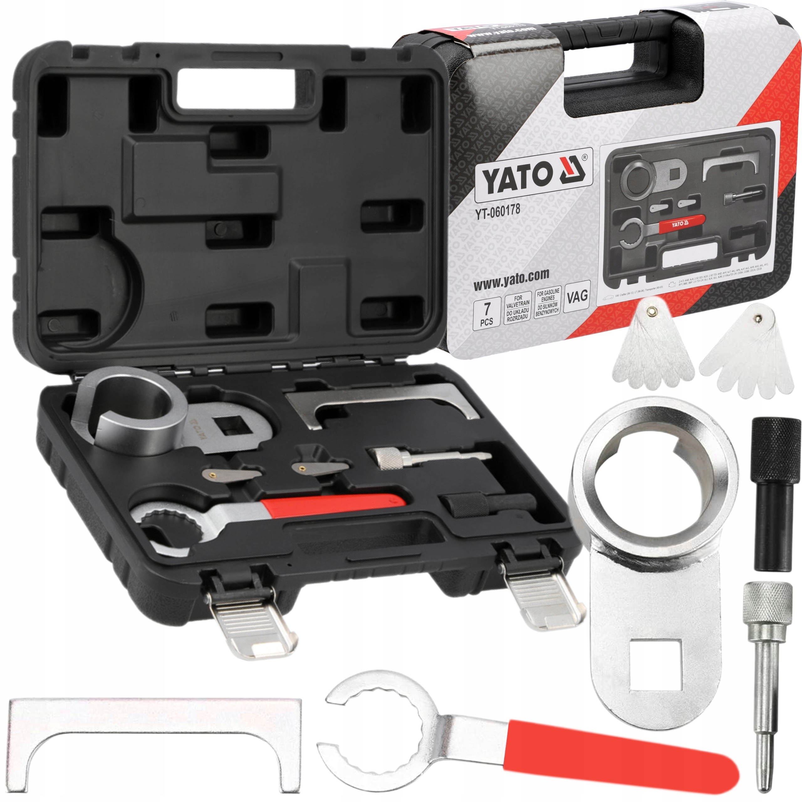 YATO ZESTAW 7el BLOKAD ROZRZĄDU SILNIKÓW DIESLA VAG SDI/TDI/TDICR YT-060178
