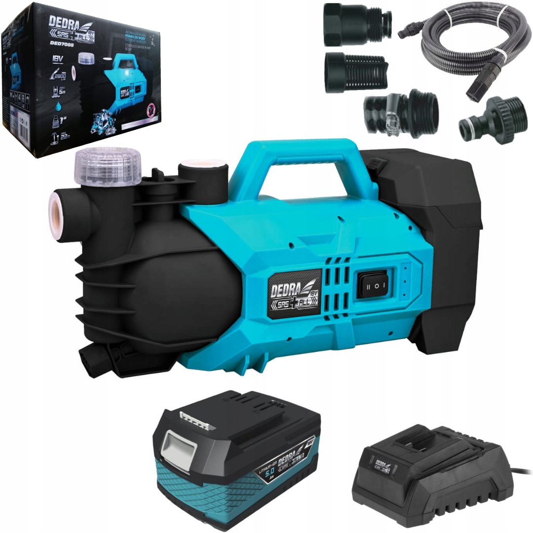DEDRA AKUMULATOROWA POMPA DO WODY 2800 l/h +5Ah