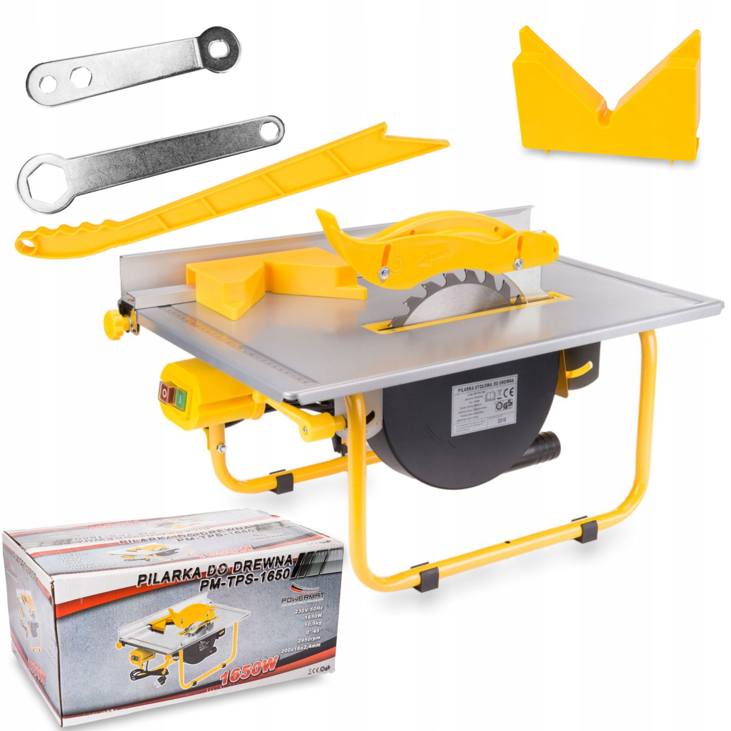 PIŁA PILARKA STOŁOWA KRAJZEGA DO DREWNA TARCZOWA1650W TARCZA PM-TPS-1650