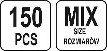 YATO ZESTAW KOMPLET NITOWNICA RĘCZNA +NITONAKRĘTKI M3-M12 150 SZT. YT-36128