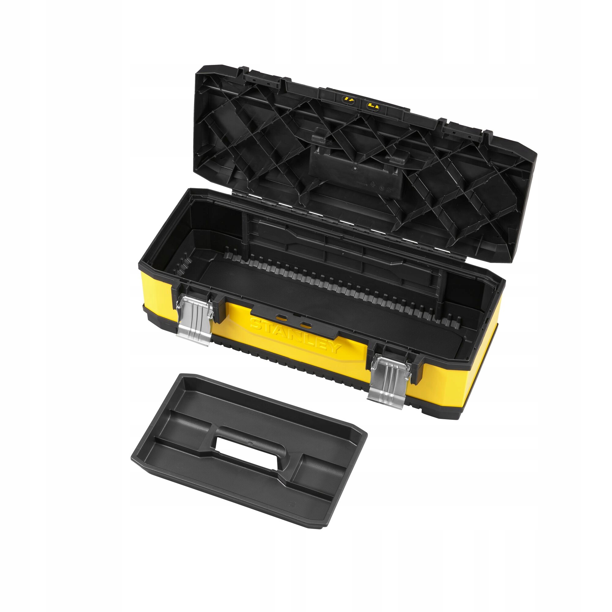 STANLEY WALIZKA SKRZYNKA NARZĘDZIOWA ŻÓŁTA 66x29x22x2 cm ORGANIZER 1-95-614