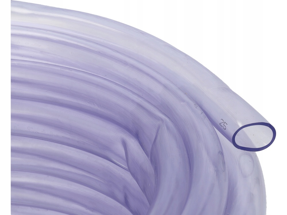 WĄŻ JEDNOWARSTWOWY TECHNICZNY 20MM NIEZBROJONY PRZEZROCZYSTY PVC 25M 81447