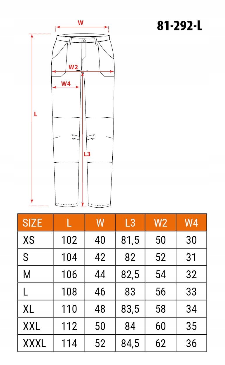 NEO SPODNIE ROBOCZE OUTDOOR 4 WAY STRETCH MUSZTARDOWO-SZARE 81-292 r. XXXL