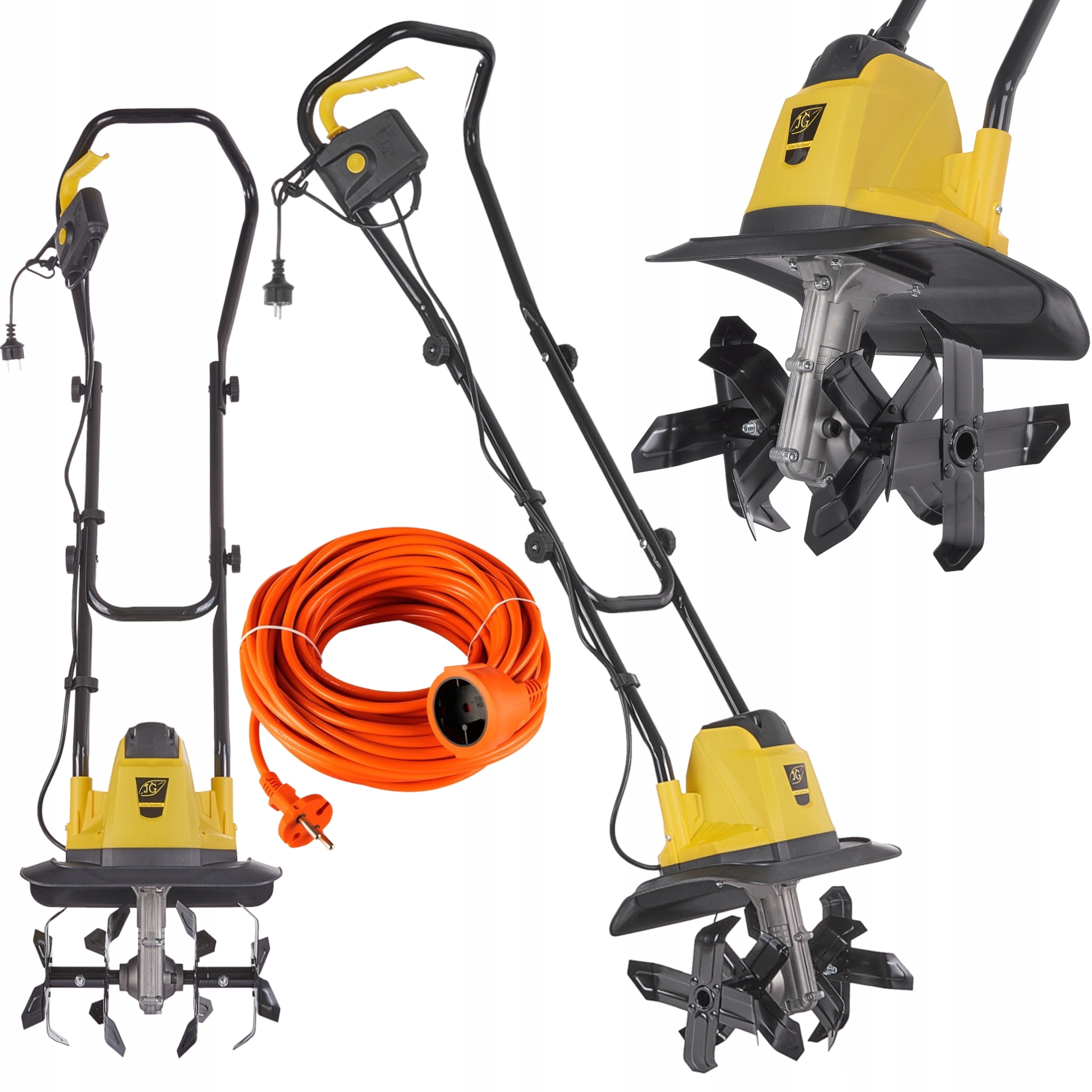GLEBOGRYZARKA ELEKTRYCZNA KULTYWATOR DO GLEBY ZIEMI 32cm 2w1 4 NOŻE +KABEL