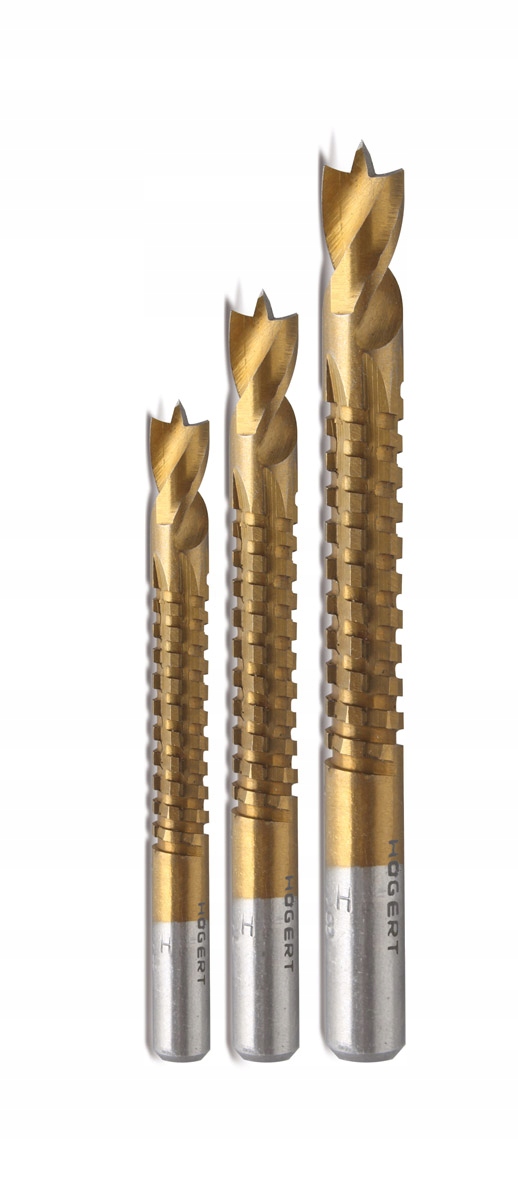 HOGERT WIERTŁA ZESTAW 3 SZT 5.6.8 MM DO DREWNA I TWORZYWA STAL HSS HT6D336