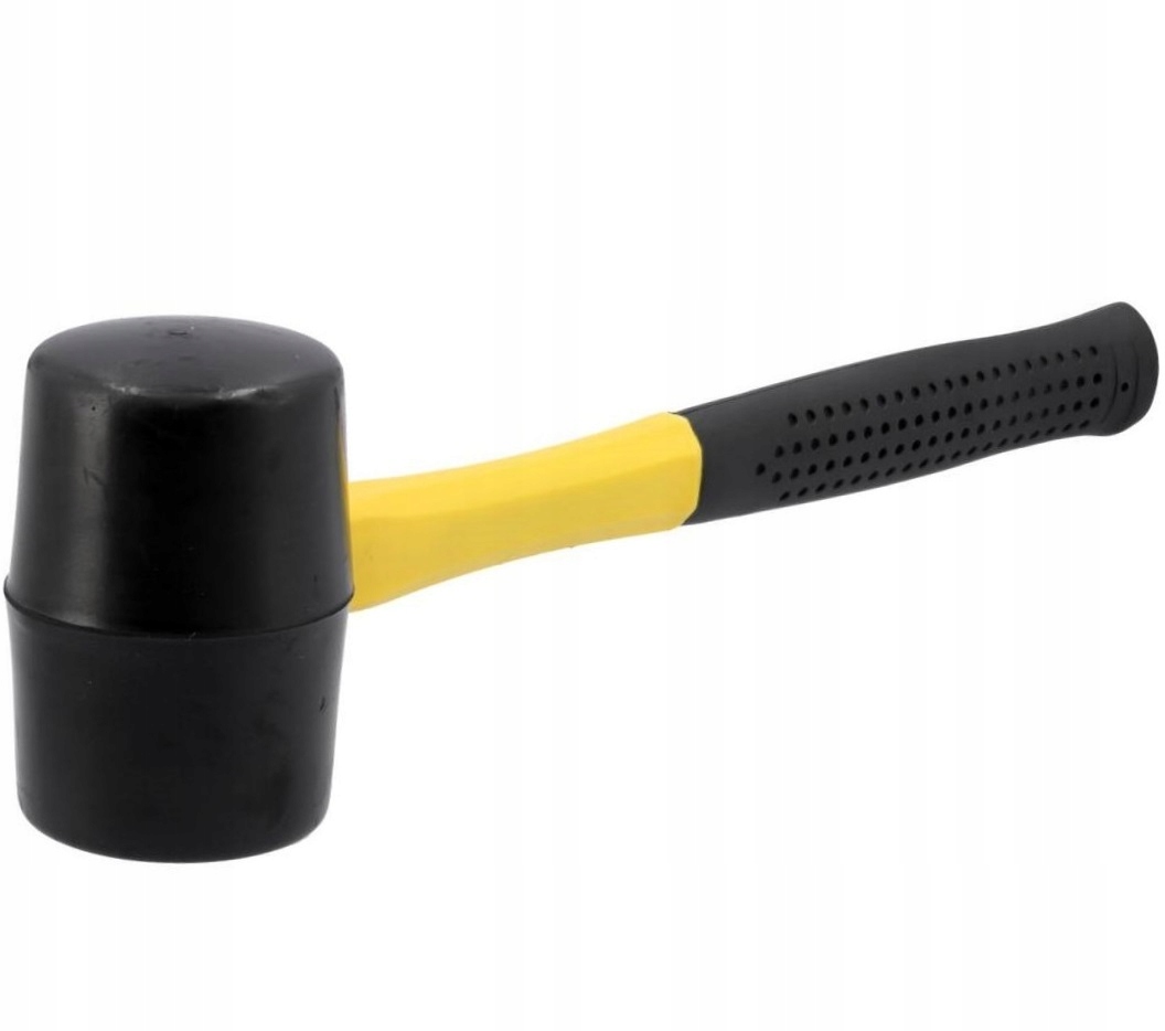 VOREL MŁOTEK GUMOWY 1000G TRZONEK Z WŁÓKNA SZKLANEGO 33905 OBUCH 65MM VOREL