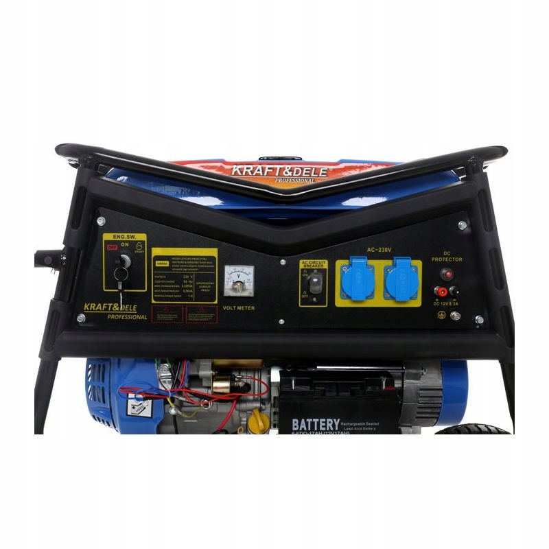 AGREGAT PRĄDOTWÓRCZY GENERATOR PRĄDU 5000W 7KM KD145 JEDNOFAZOWY PRZENOŚNY