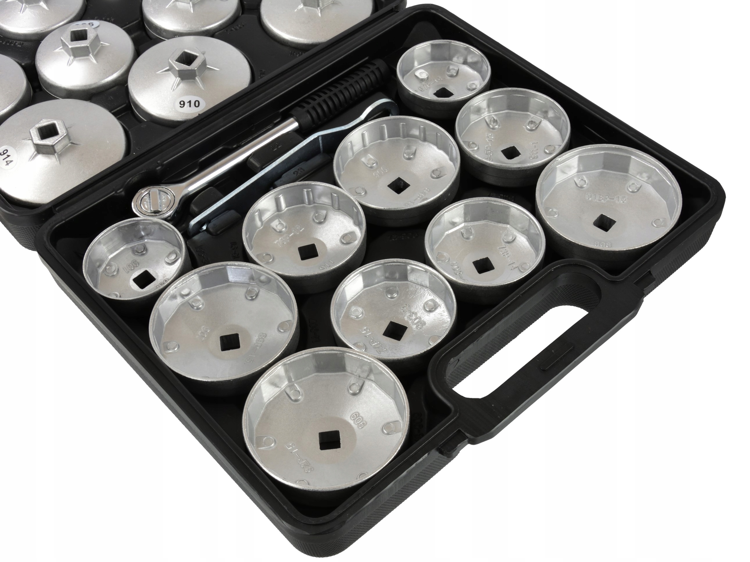 KLUCZE NASADOWE DO FILTRÓW OLEJU ALUMINIOWE 23 EL