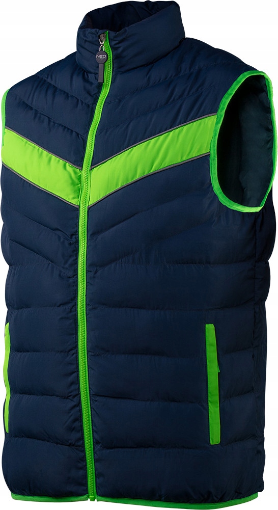 NEO BEZRĘKAWNIK PUCHOWY kamizelka robocza NEON XXL