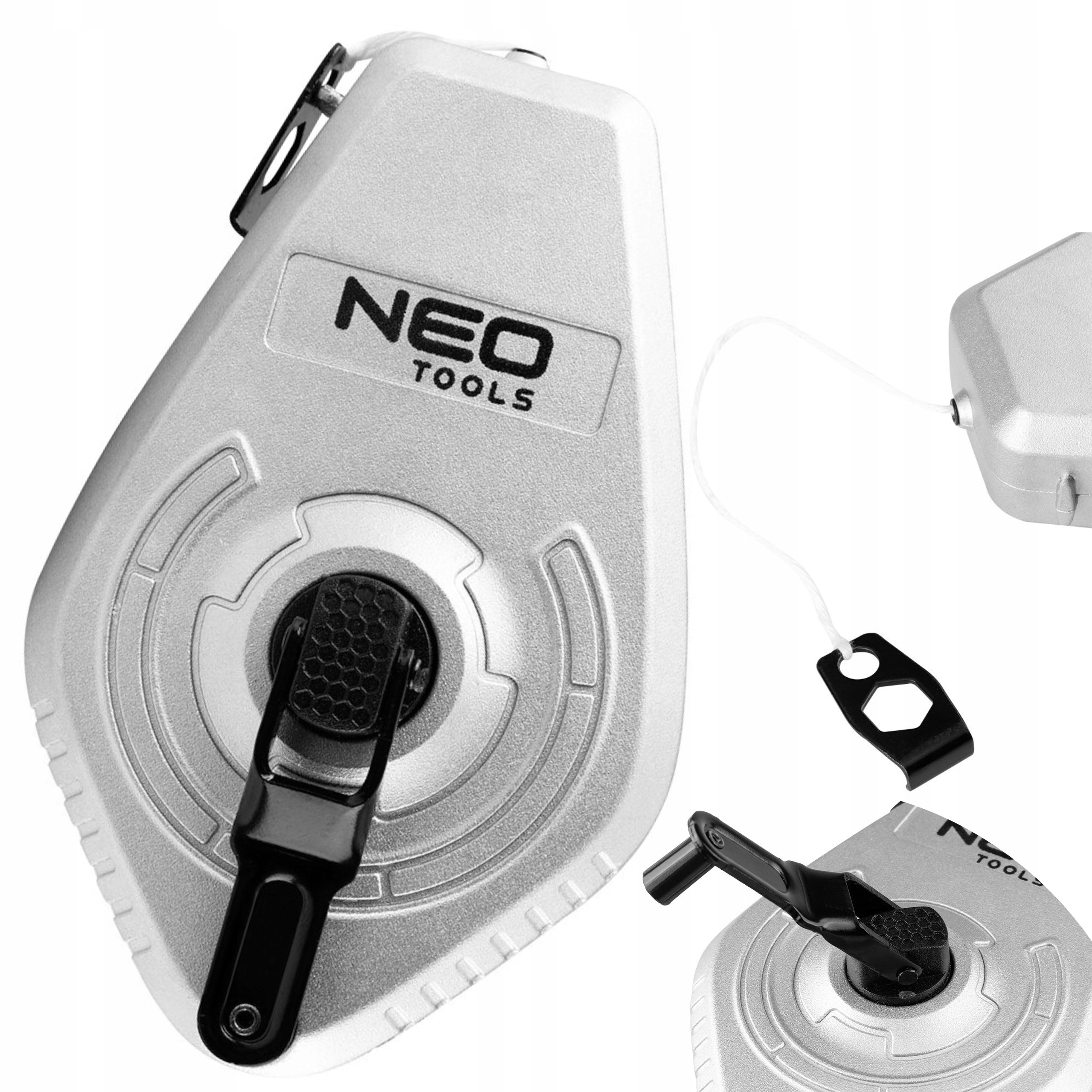 NEO SZNUREK TRASERSKI MURARSKI TRASOWANIE 1:1 30M OBUDOWA ALUMINIOWA 49-950