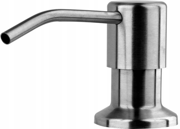 DOZOWNIK KUCHENNY NA PŁYN DO NACZYŃ MYDŁO INOX STAL SZCZOTKOWANA FALA 69396