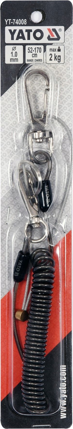 YATO LINKA SPRĘŻYNOWA 52-170CM OCHRONA NARZĘDZI PRZED UPADKIEM YT-74008