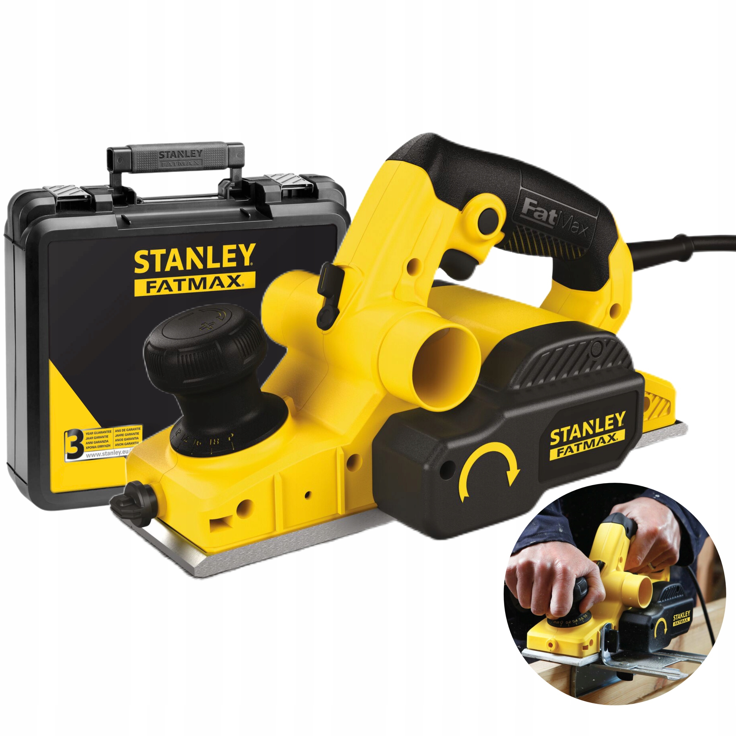 STANLEY STRUG HEBEL elektryczny 750W 82mm FME630K