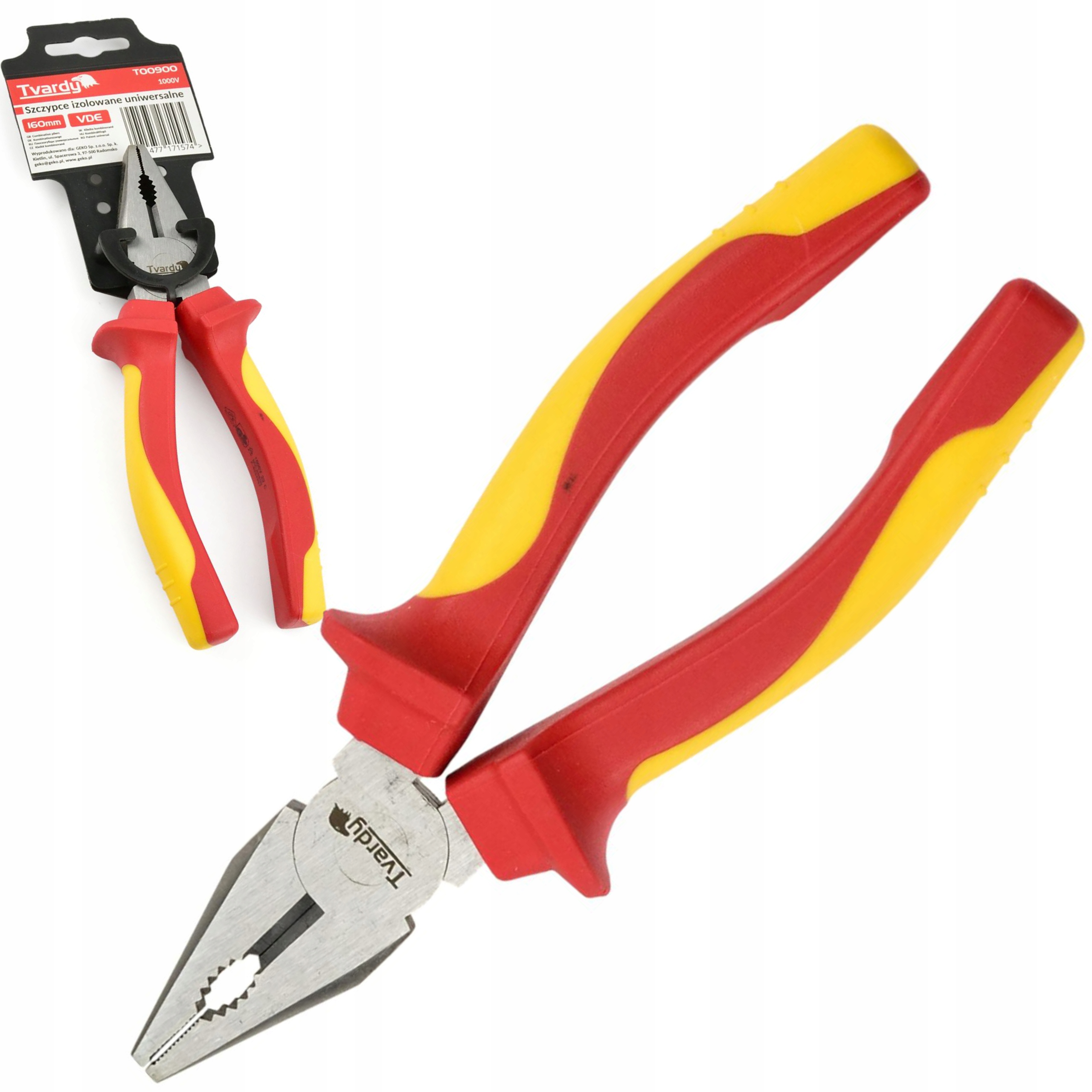 KOMBINERKI SZCZYPCE UNIWERSALNE IZOLOWANE 160MM