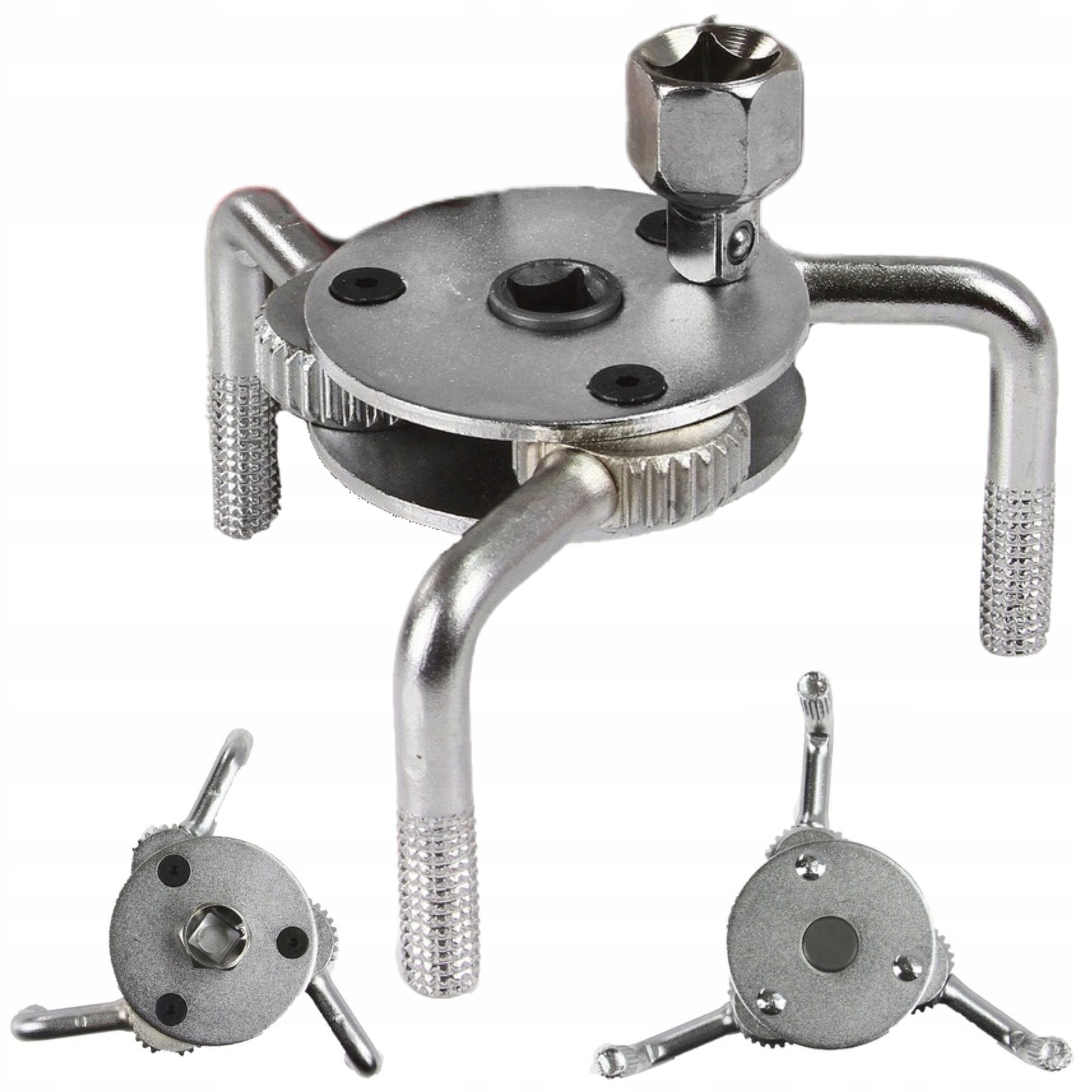 KLUCZ DO FILTRA OLEJU 3-RAMIONA SZEROKI ZAKRES 50-120MM MAR-POL M57600