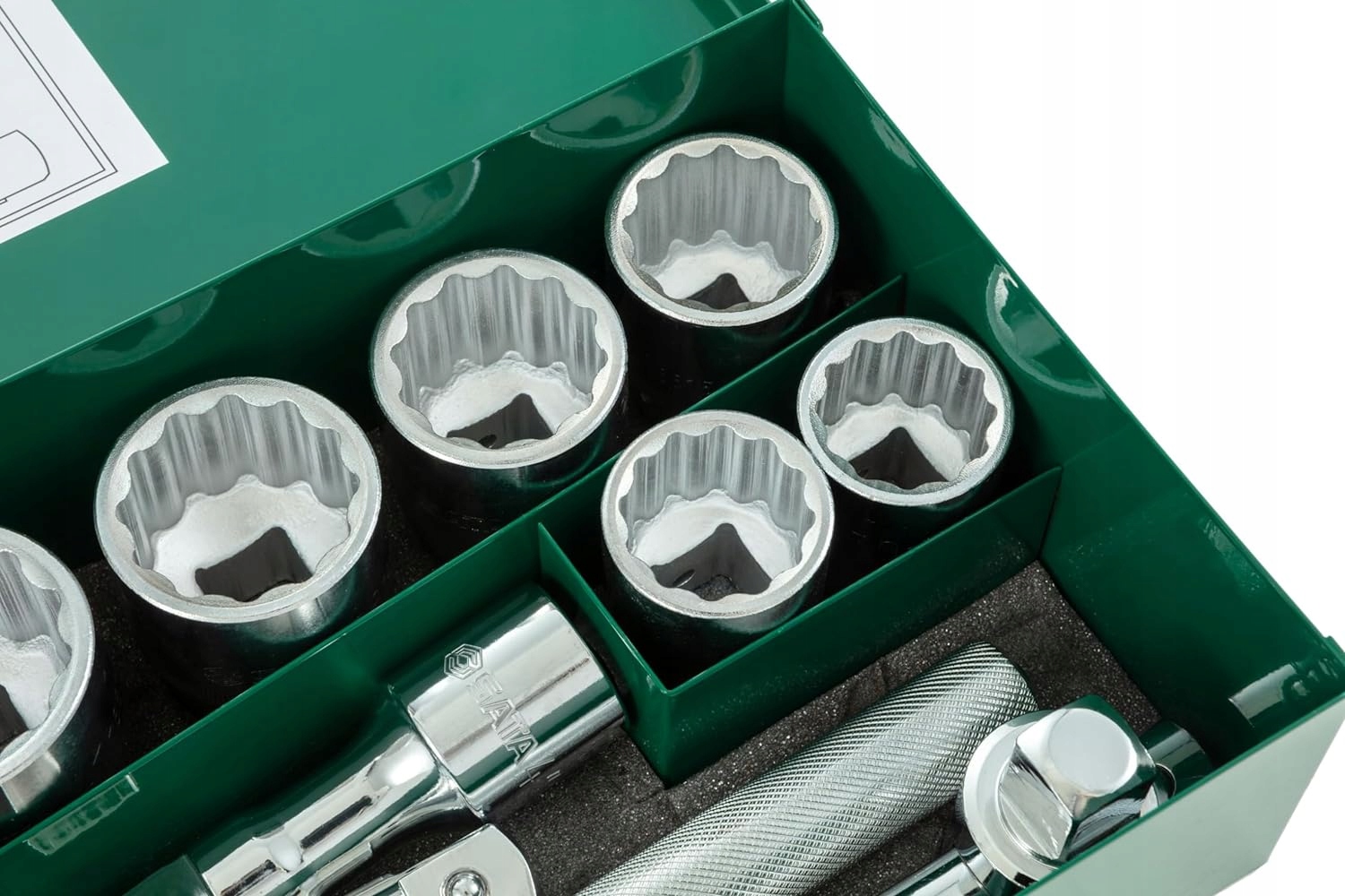 SATA ZESTAW 15 KLUCZY NASADOWYCH 3/4" METRYCZNYCH W WALIZCE ST09015SJ