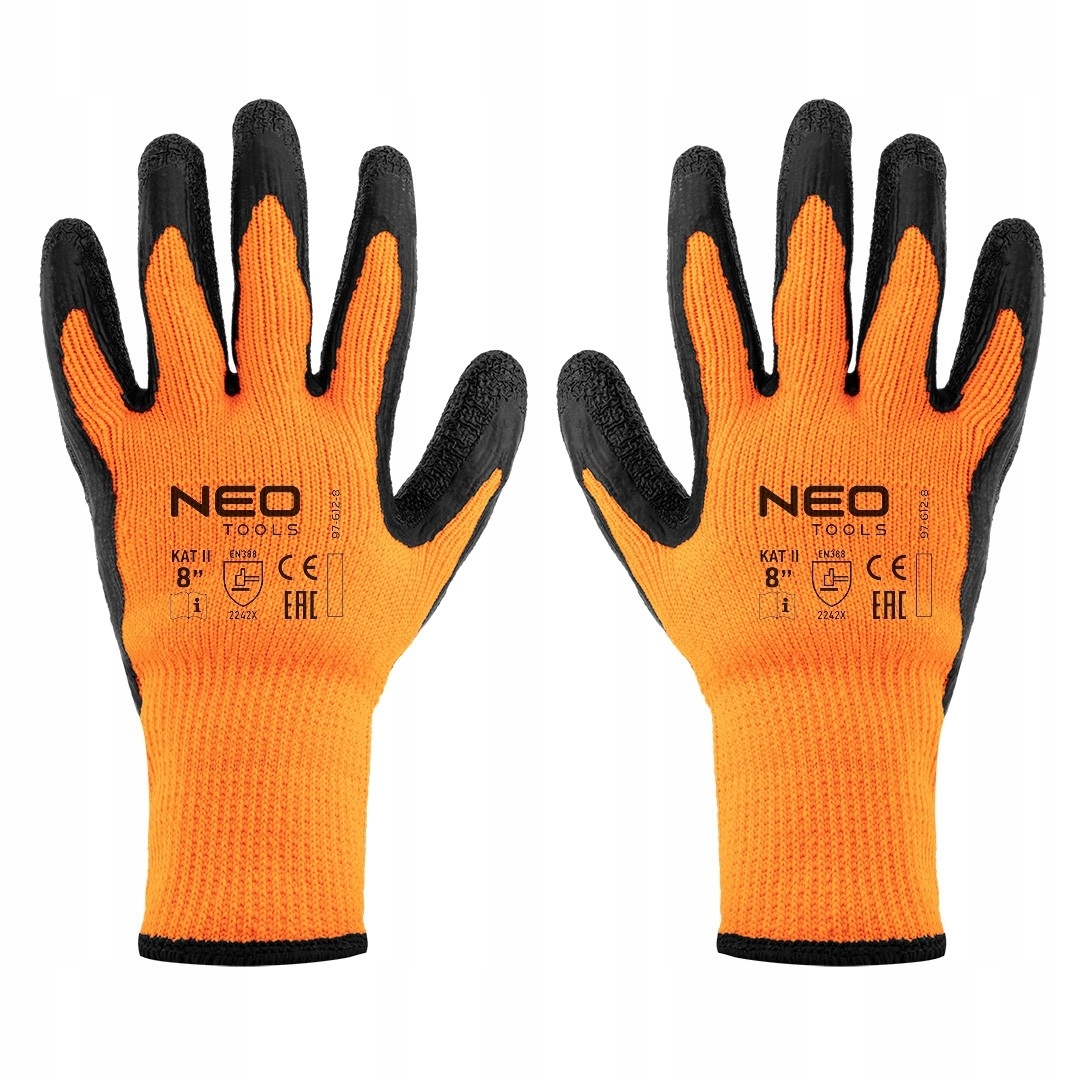 NEO RĘKAWICE ROBOCZE OCIEPLANE LATEKS 2242X R 8