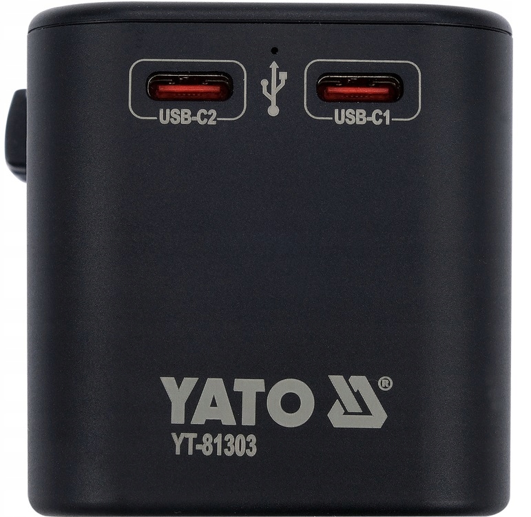 YATO ADAPTER ZASILACZ PODRÓŻNY DO PONAD 150 KRAJÓW USB-C PD 65W YT-81303