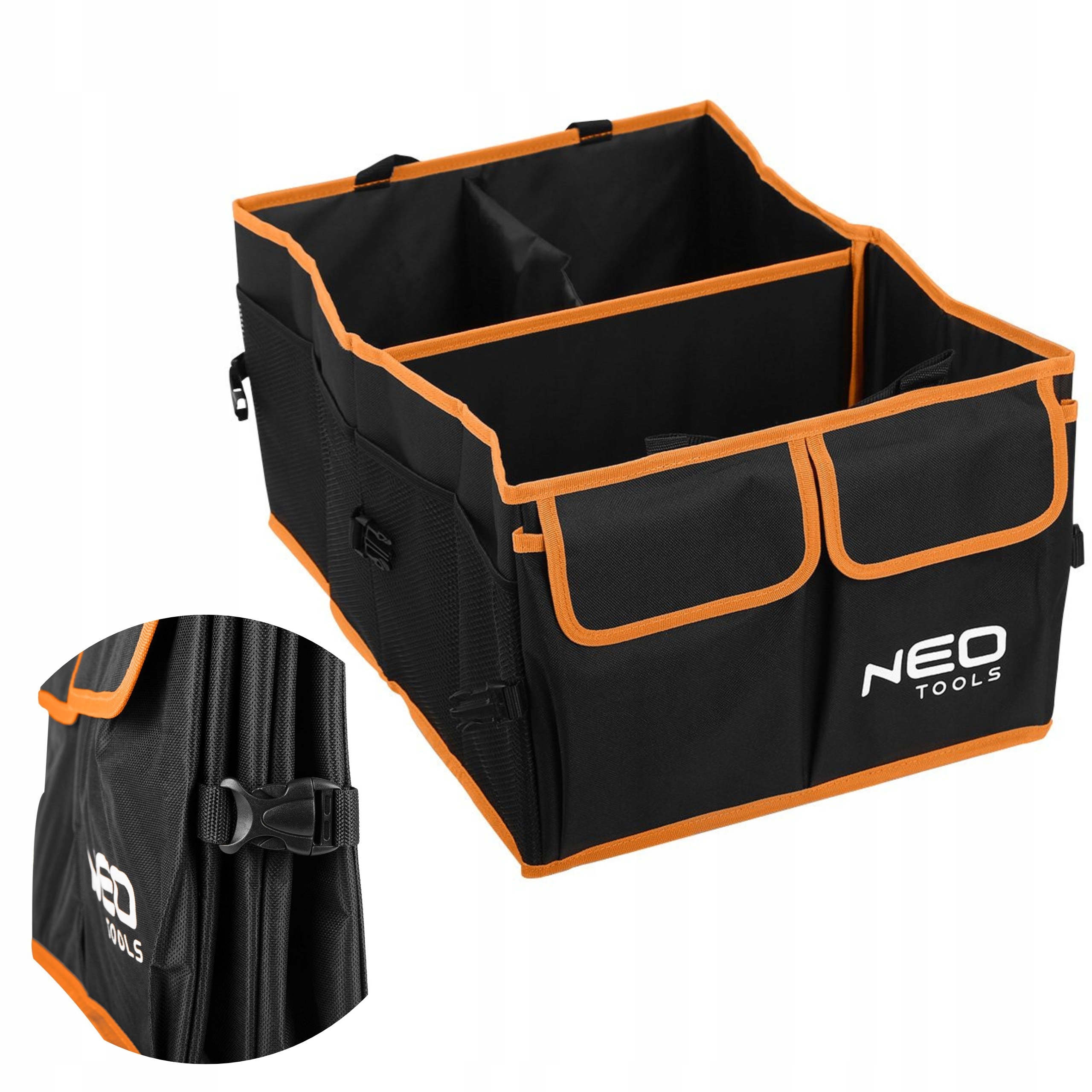 NEO ORGANIZER SAMOCHODOWY DO BAGAŻNIKA 600D 500x345x250mm TORBA KUFER 10651